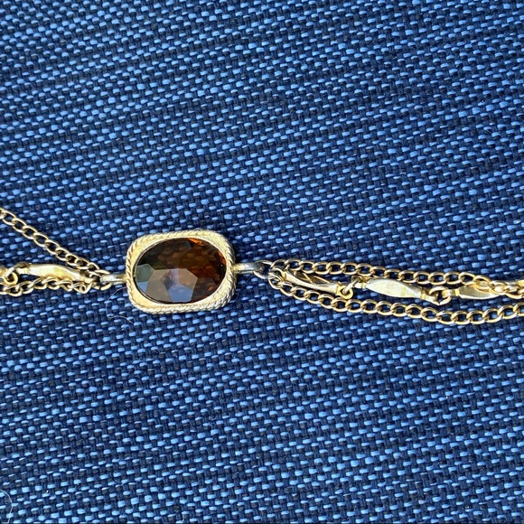 Sara Coventry Golden Embers Necklace 1967 - Picture 8 of 11